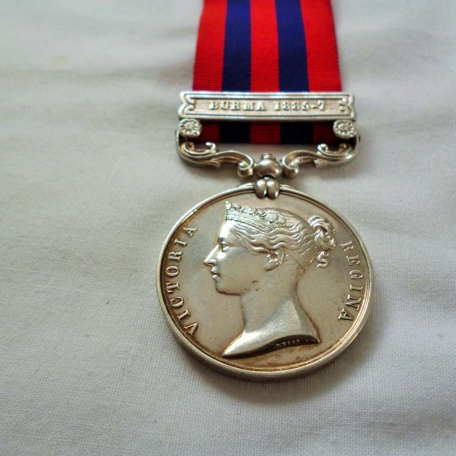 Indian General Service Medal 1854 Liverpool Regiment