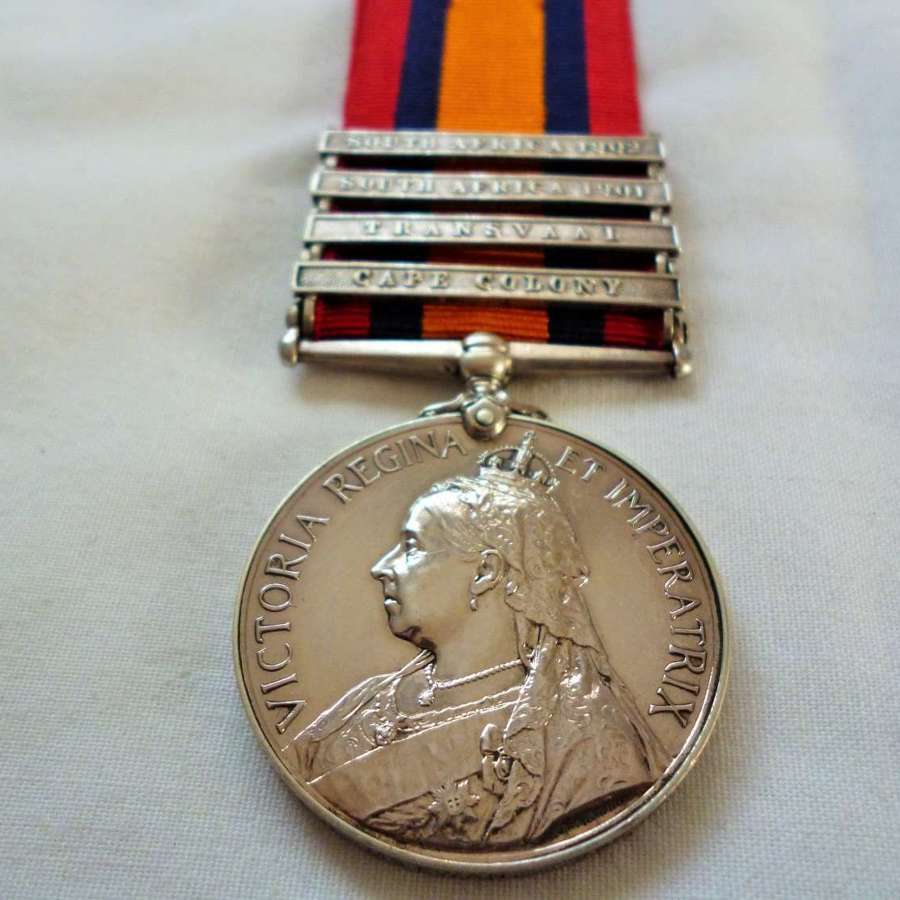 Queens South Africa Medal 2nd Dragoons