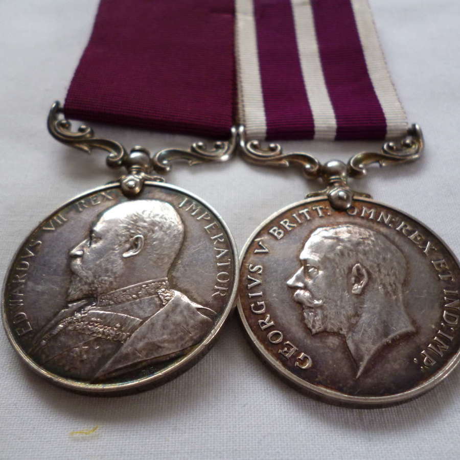 Edward V11 LS & GC & George V Meritorious Service Medal Liverpool Reg