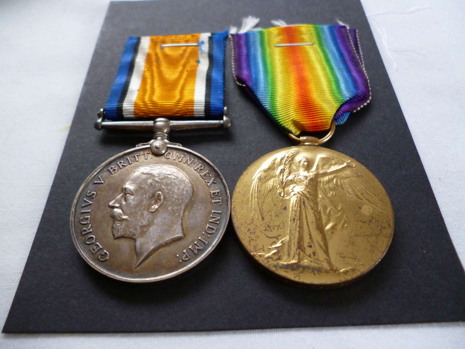 British War & Victory Medals Northern Cyclist Battalion