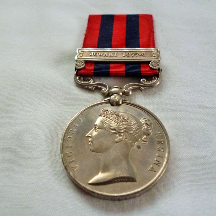 Indian General Service Medal 1854 1 Clasp Jowaki.