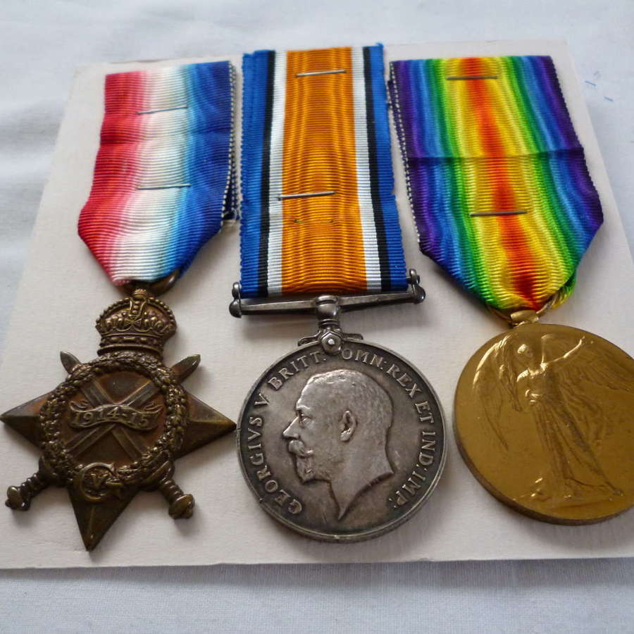 1914-15 Star Trio Officer Royal Army Medical Corp