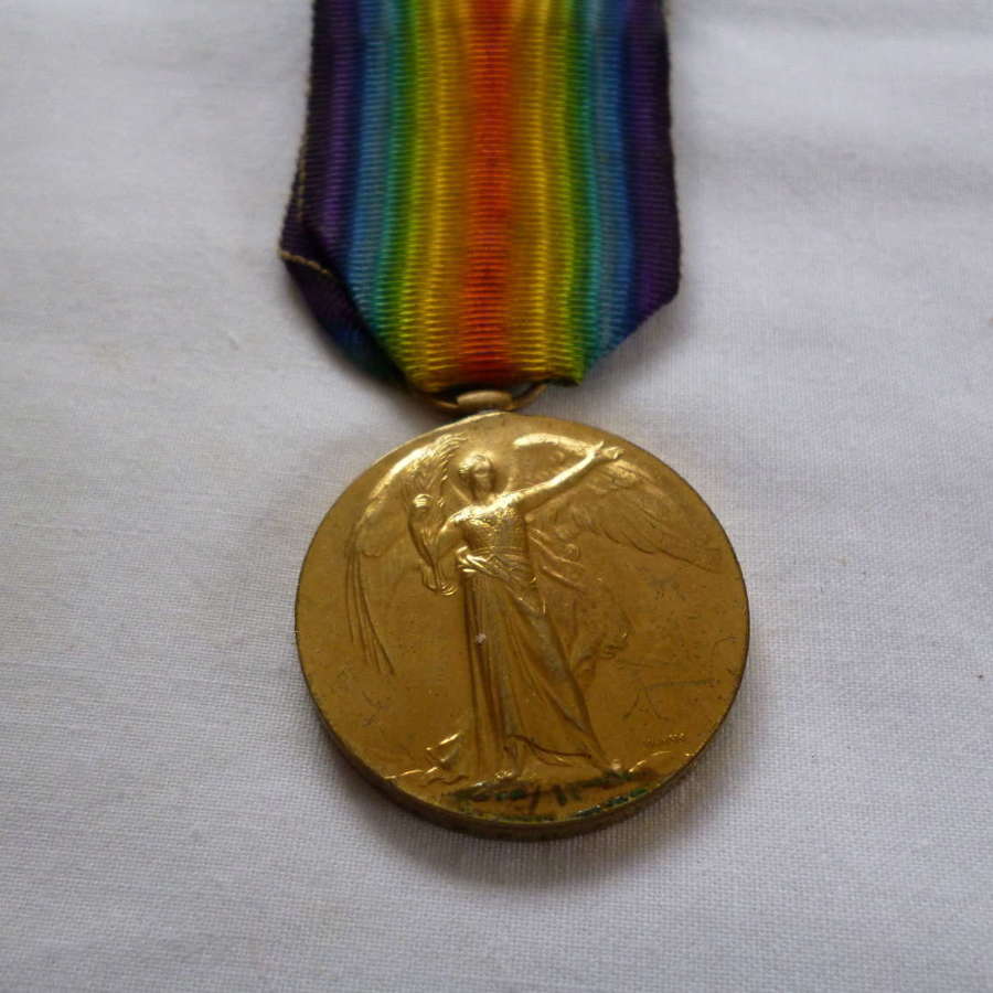 Victory Medal Casualty Manchester Pals