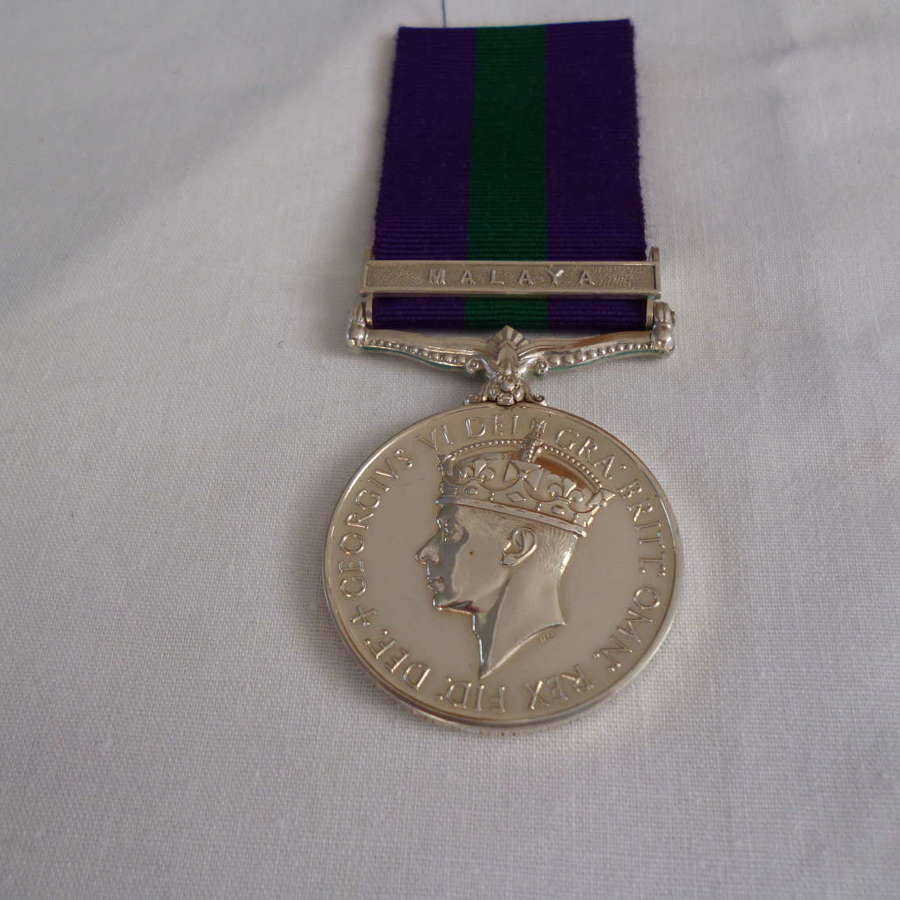 Casualty  Malaya, Medal G.VI.R. R.E.M.E.