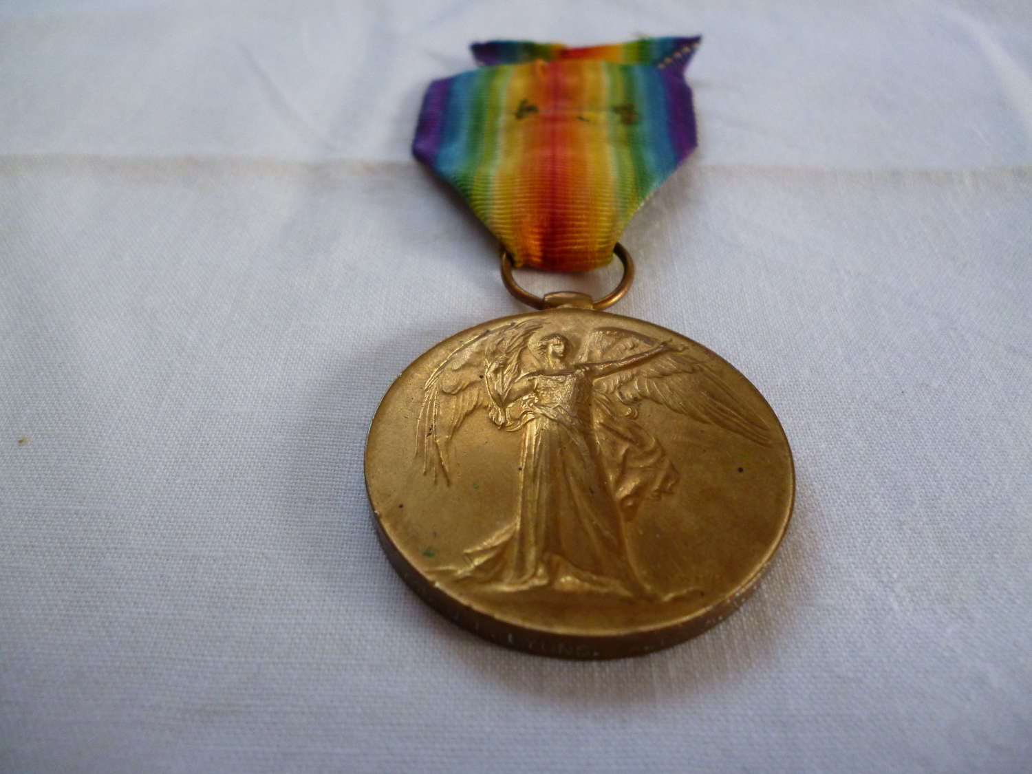 Victory Medal (WZ.730 J H Lyons AB RNVR, lived Newport, Monmouth)