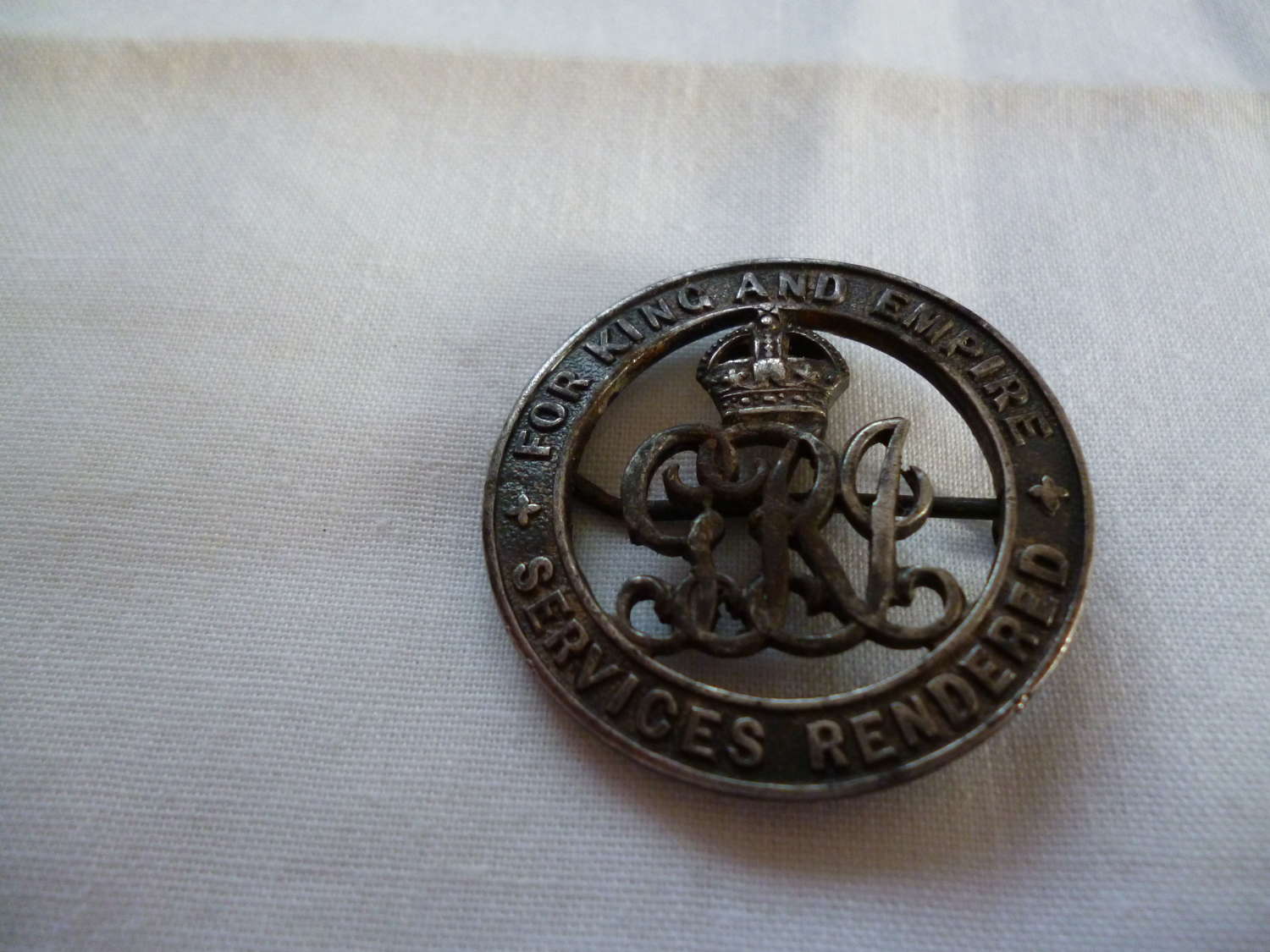 Silver War Badge Yorkshire Regiment