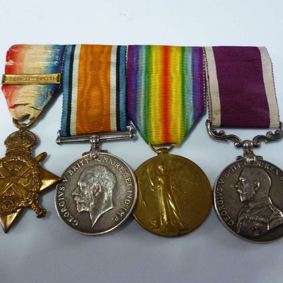 1914 Star Trio & LSGC Royal Welsh Fusiliers