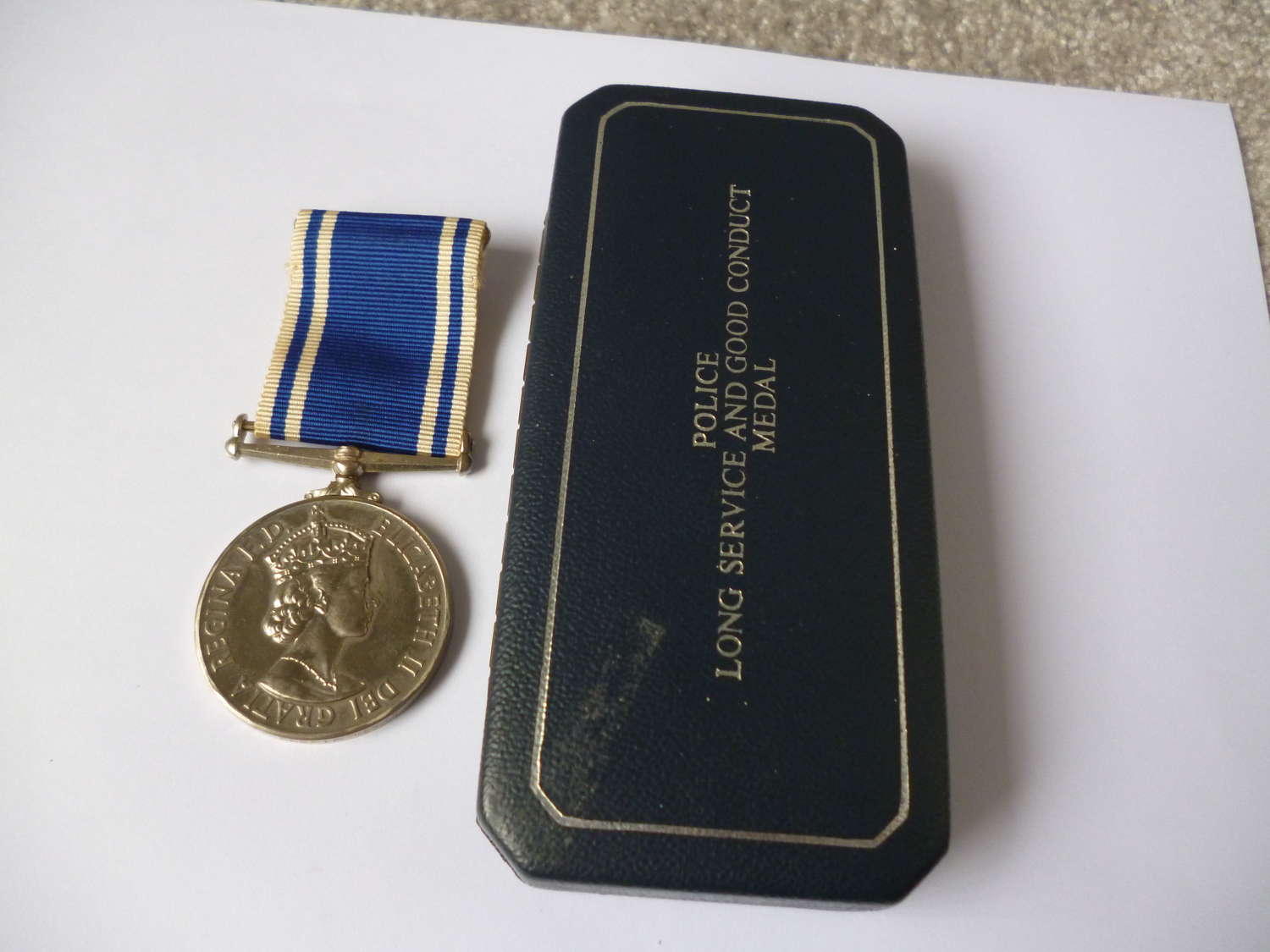 Police Long Service Medal Female Recipient