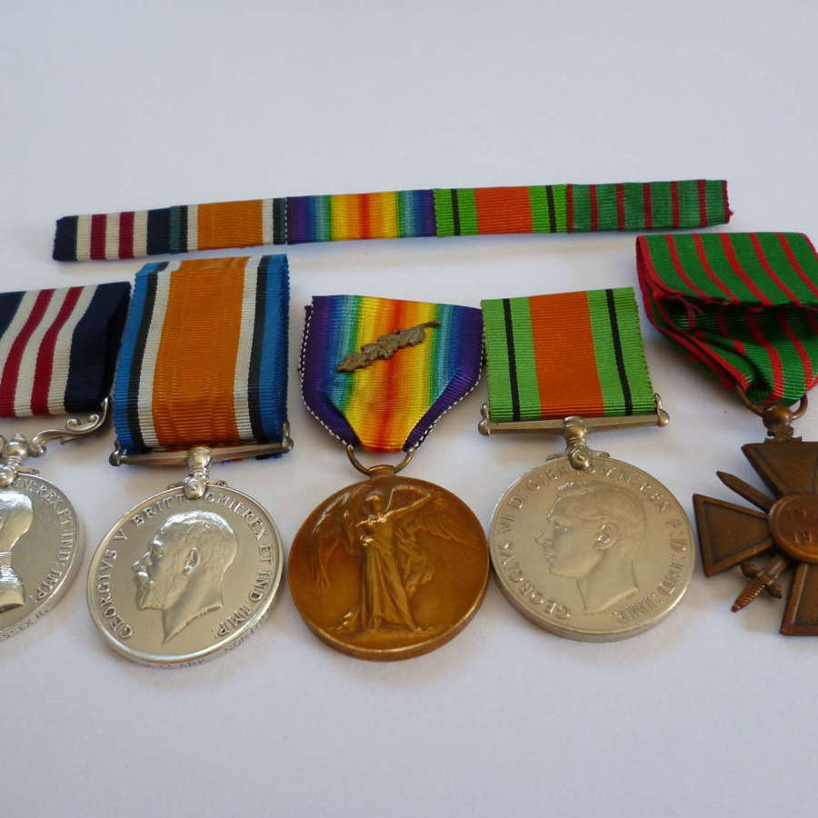 Military Medal Group of 5  Essex & Northamptonshire Regiments