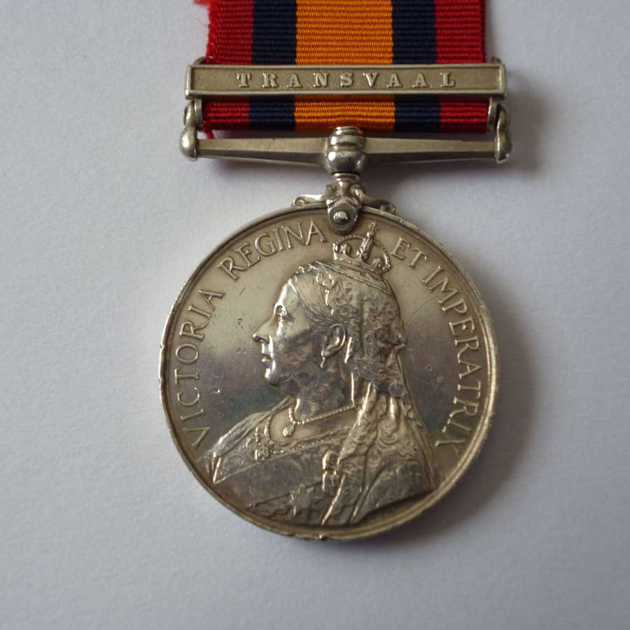 1 Bar Queens South Africa Medal West Riding Regiment
