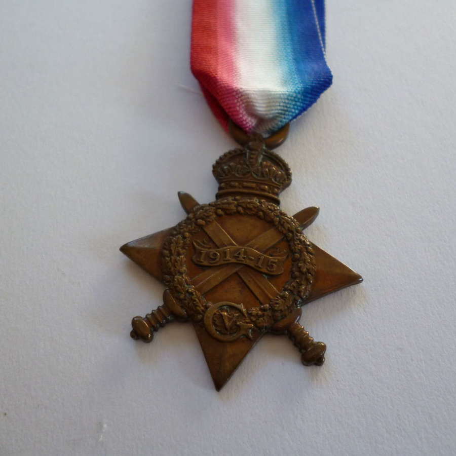1914-`5 Star Kings Shropshire Light Infantry