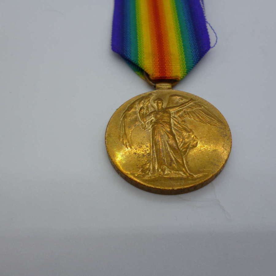 Victory Medal 107212 Corporal F. Webster. Royal Engineers