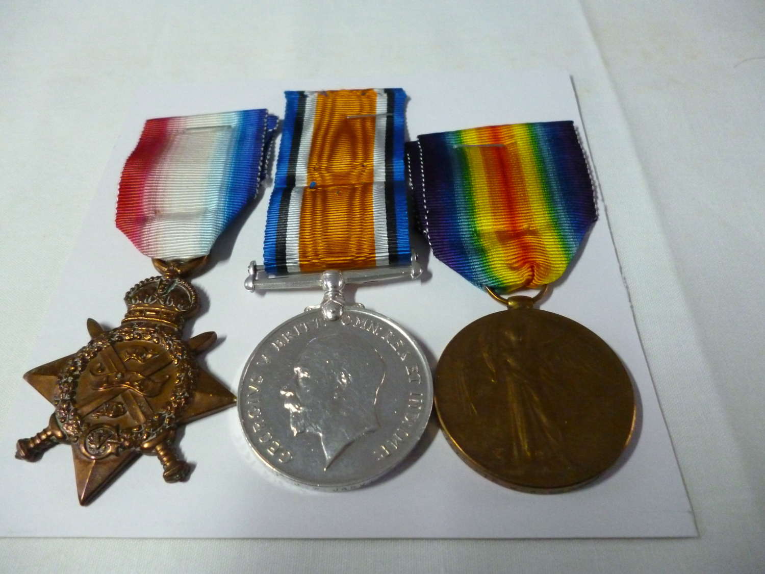 1914 Trio Coldstream Guards Wounded 1914