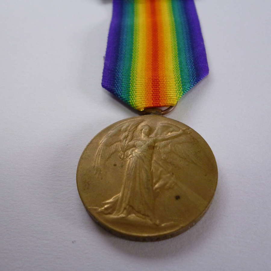 Victory Medal awarded to 4848 Pte Patrick Savage, Leinster Regiment.