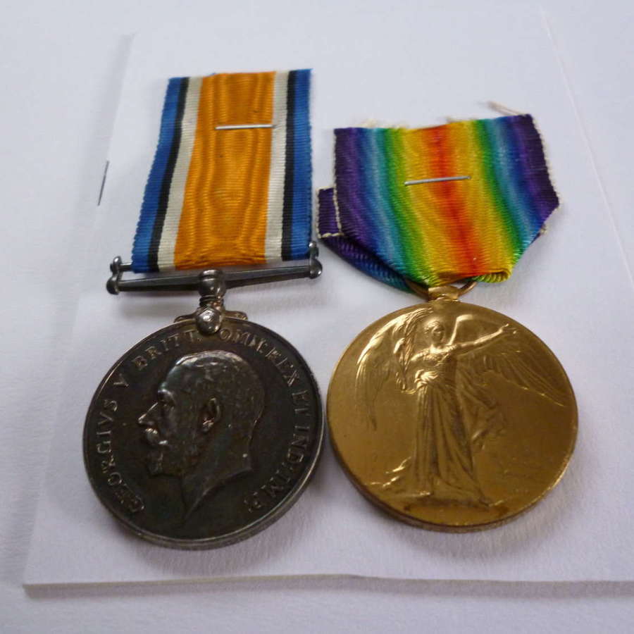 British War & Victory Medals Captain. J. B. Mackenzie RAMC
