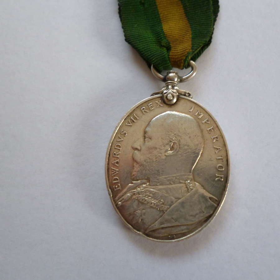 Edward V11 Territorial Force Efficiency Medal