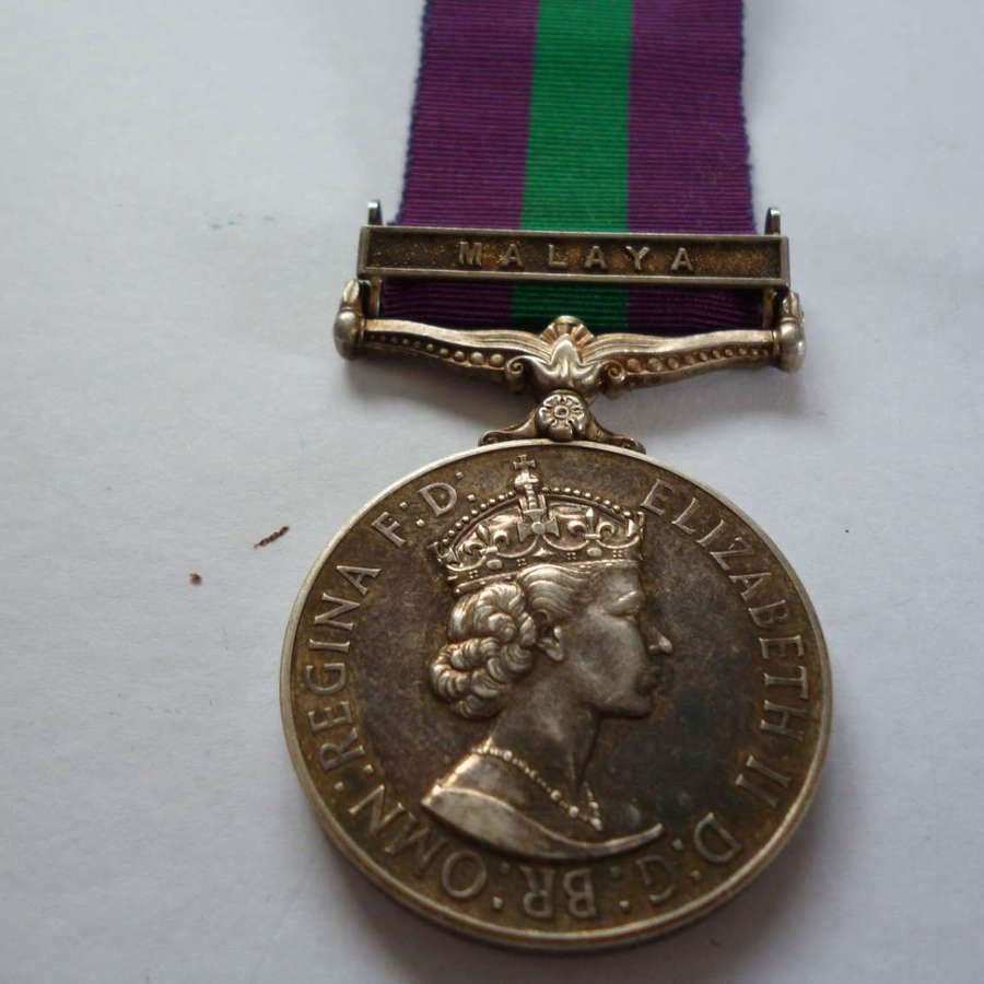 General Service Medal Clasp Malaya R.A.F