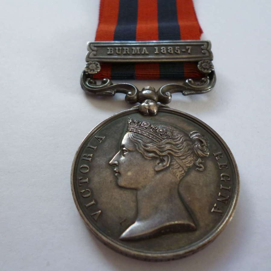 TIbdian General Service Medal 1854 Liverpool Regiment