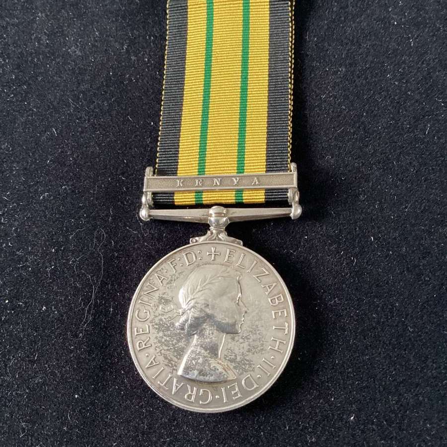 A.G.S. Kenya awarded to an Officer in the Women's Royal Army Corp