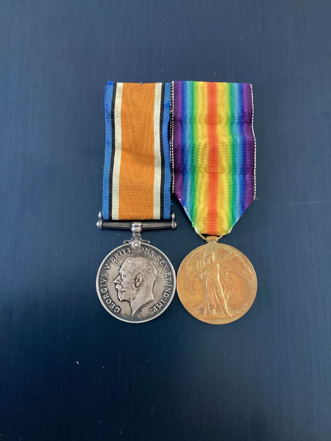 British War & Victory Medals Duke of Cornwall Light Inf
