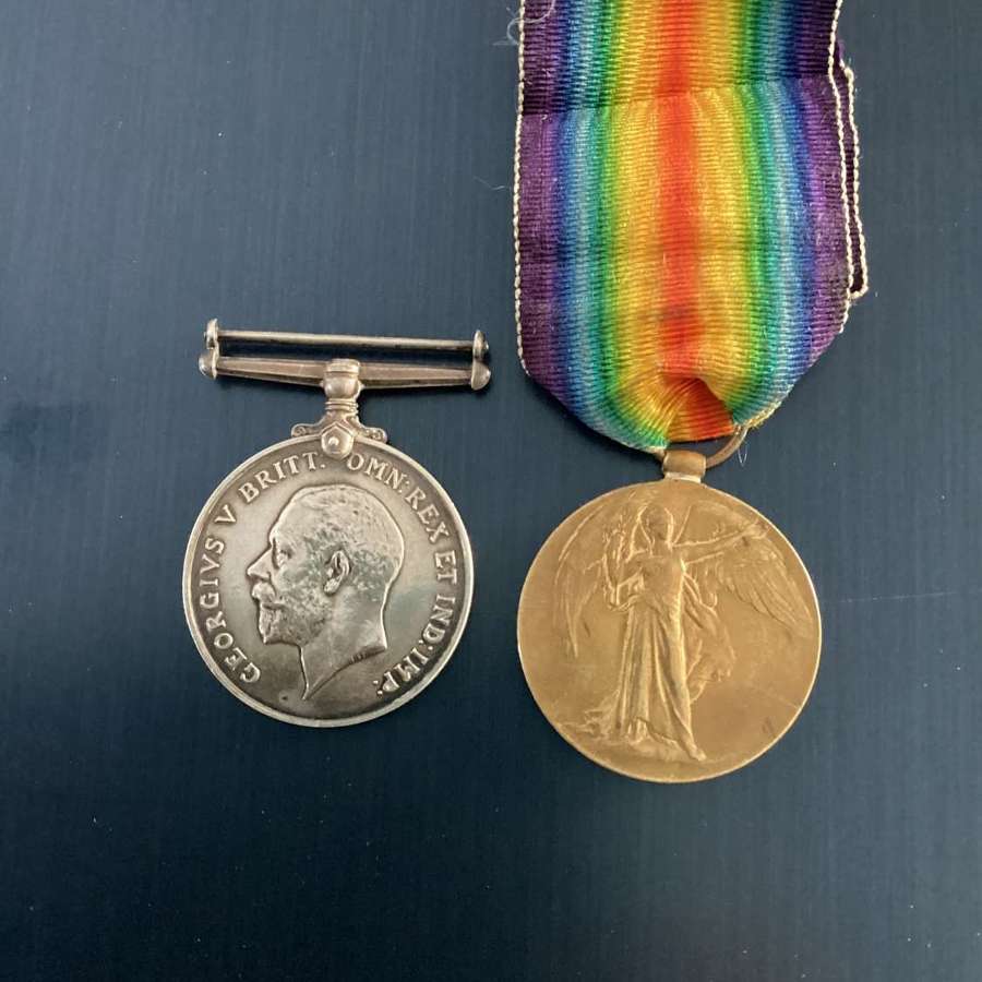 British War & Victory Medals Norfolk Regiment