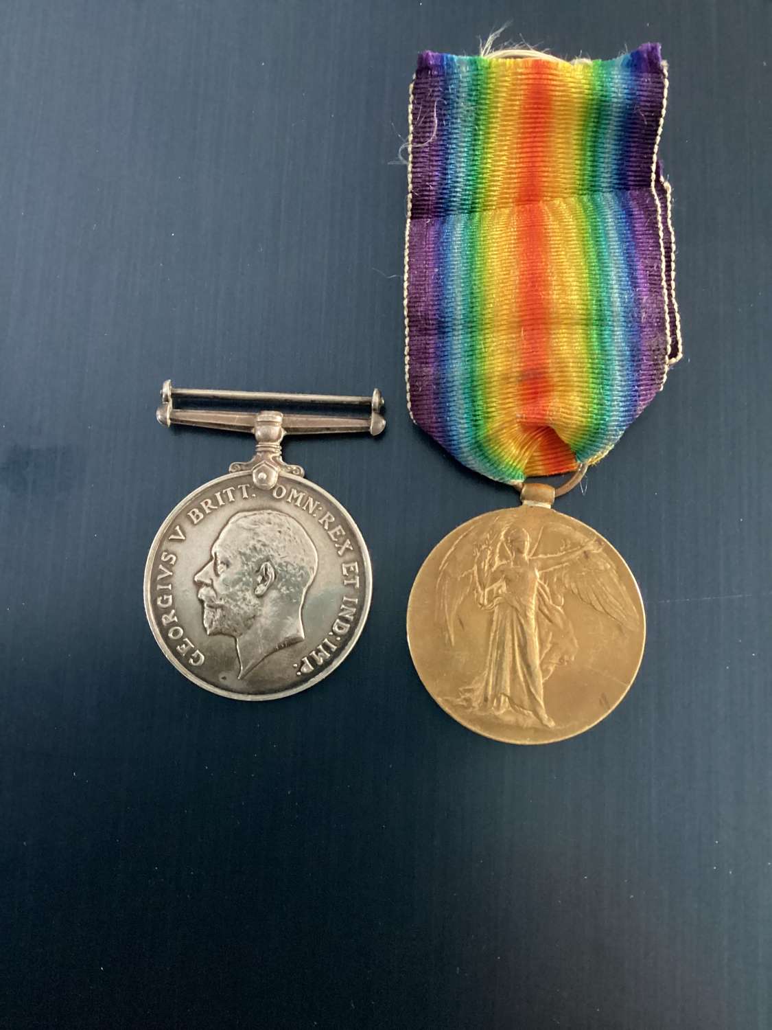 British War & Victory Medals Norfolk Regiment