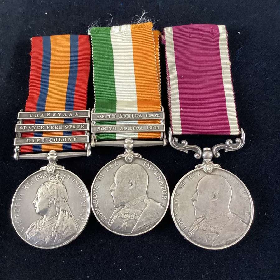 QSA,KSA & Army LS & GC 3361 Colour Sergeant H. Britton Suffolk Regimen