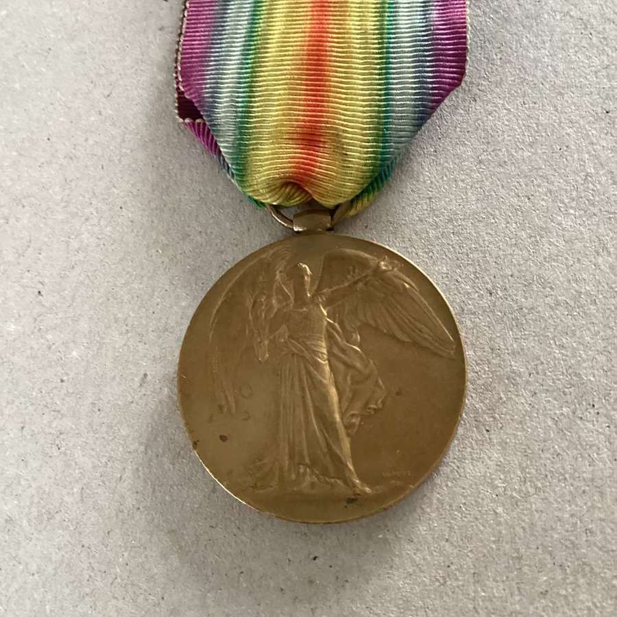 Victory Medal 20580 Sergeant. H. Barker. Royal Artillery