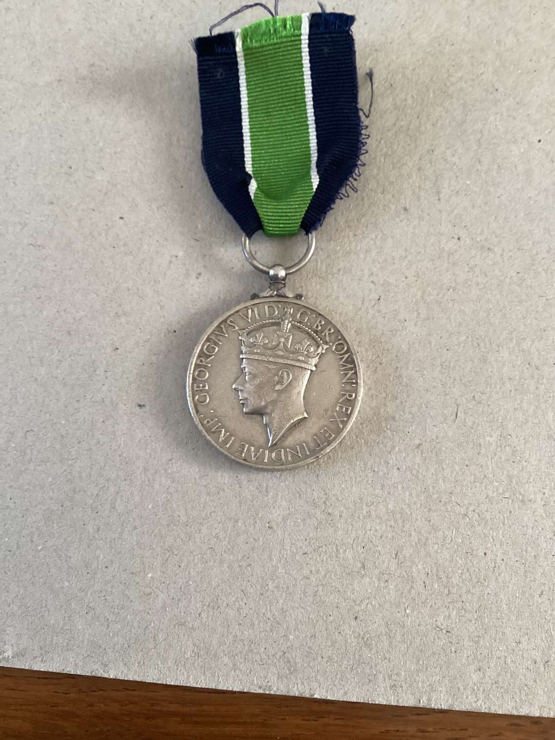 Colonial Police LS Medal GVI named