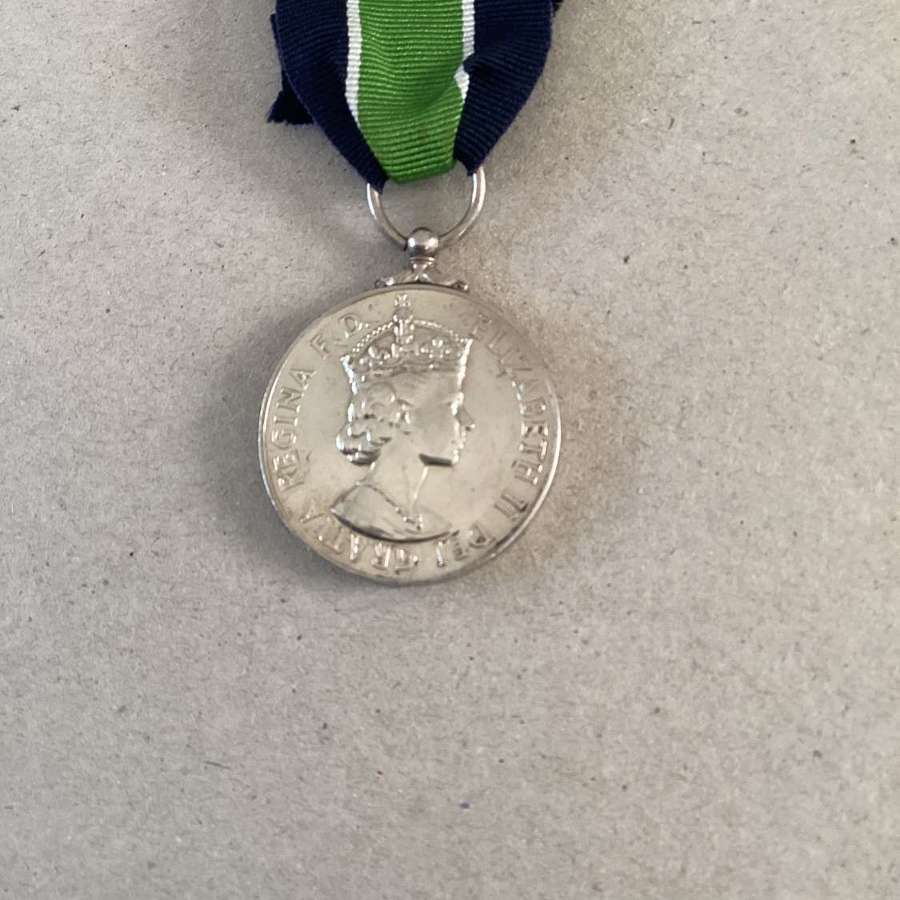 Colonial Police LS Medal QE2 named