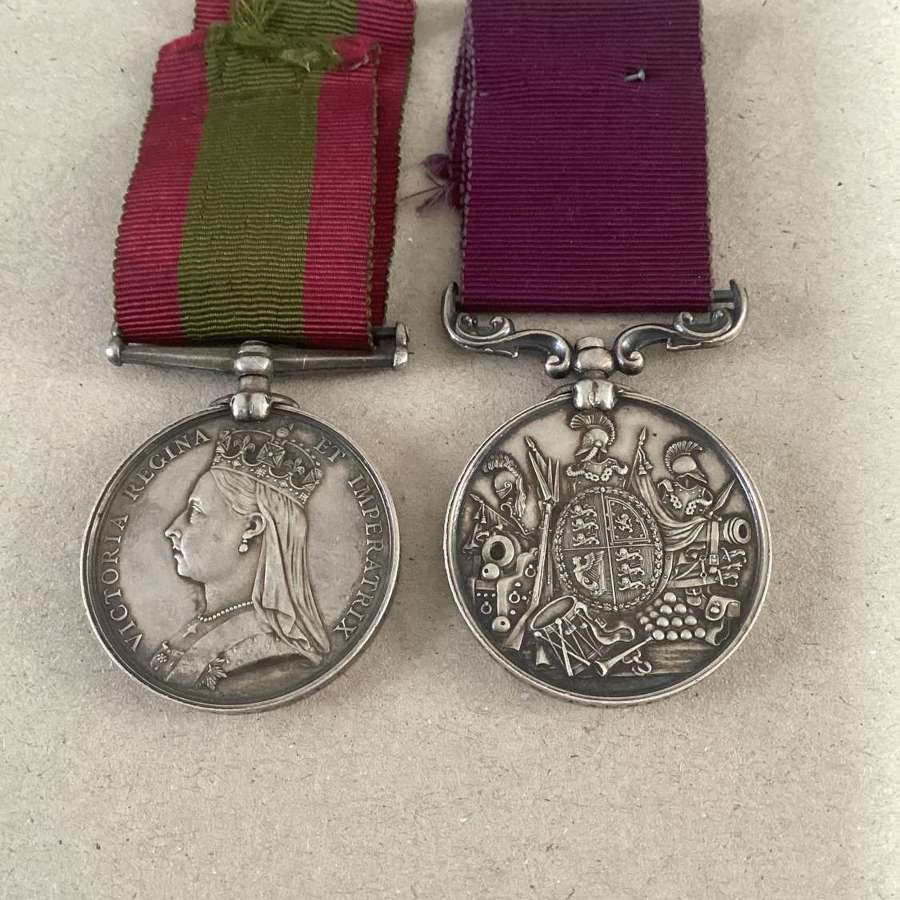 Pair: Gunner W. Tansley, 4th Brigade, Royal Artillery