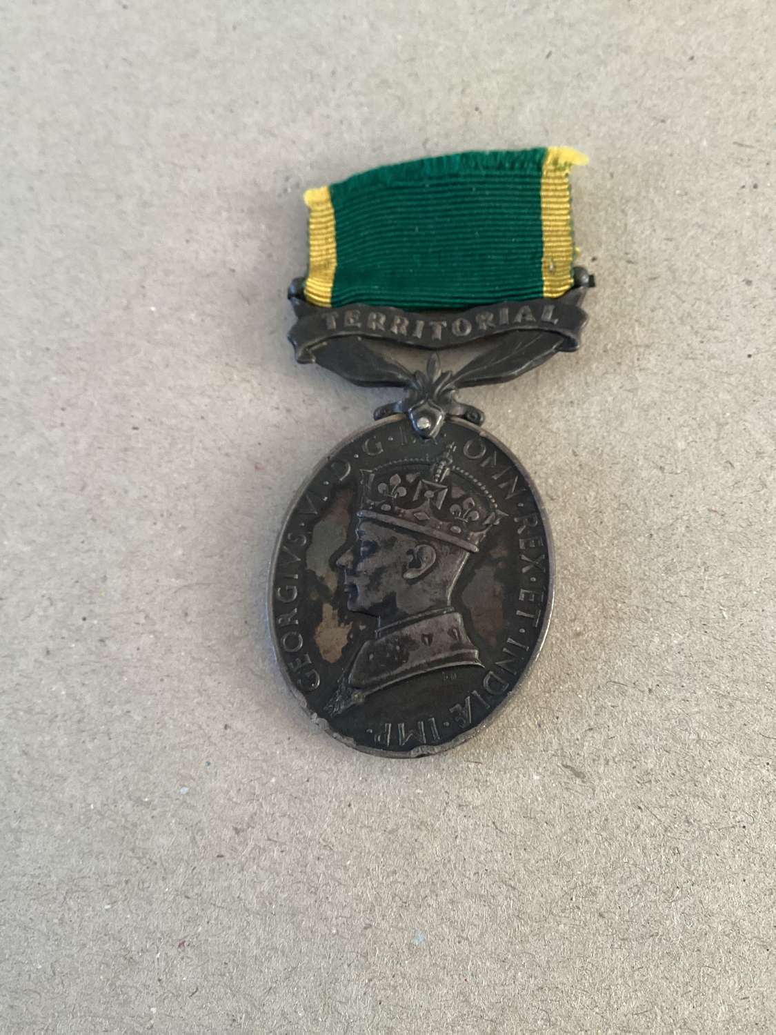 Efficiency Medal GVI with Territorial clasp
