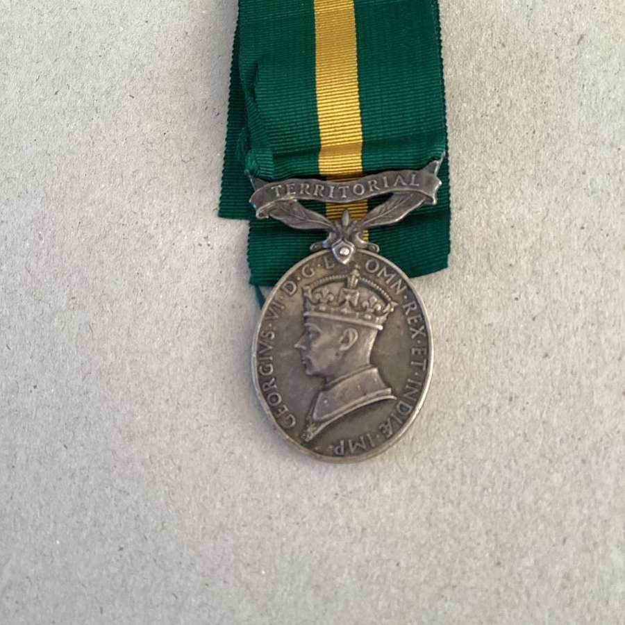 Efficiency Medal GVI with Territorial Clasp