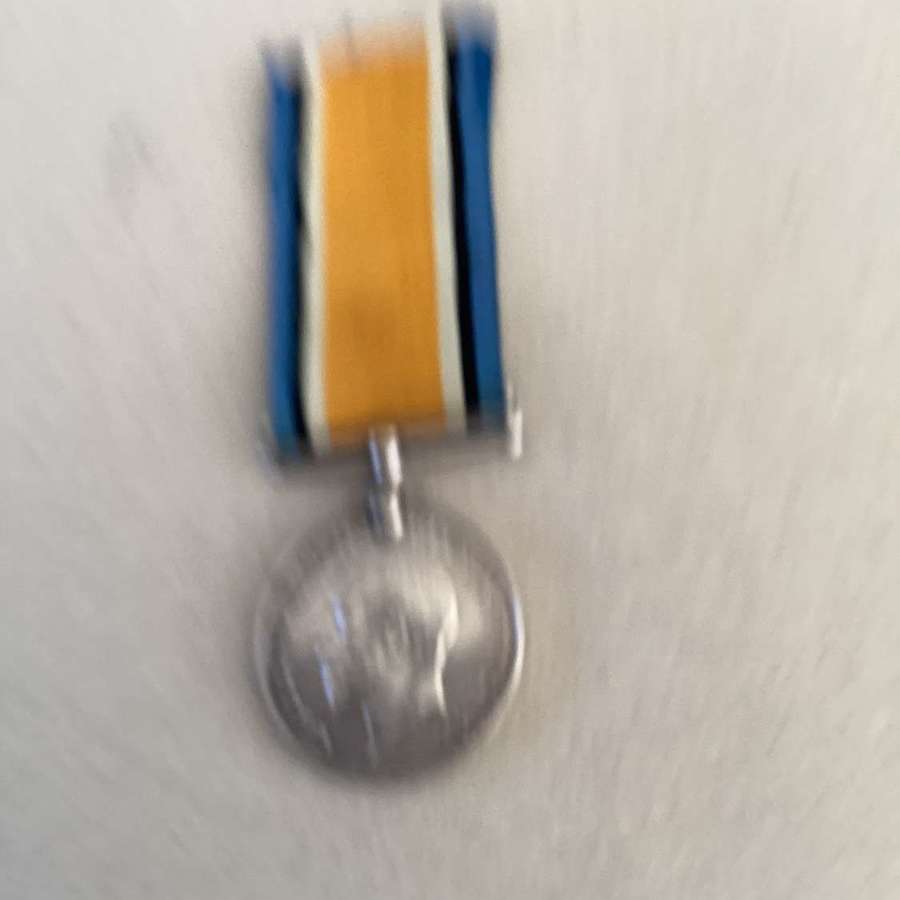 British War Medal  41923 Pte G Johnson South Staffs Regiment
