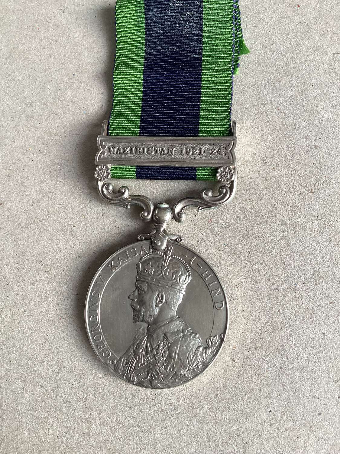 Indian General Service Medal Waziristan 1921-24