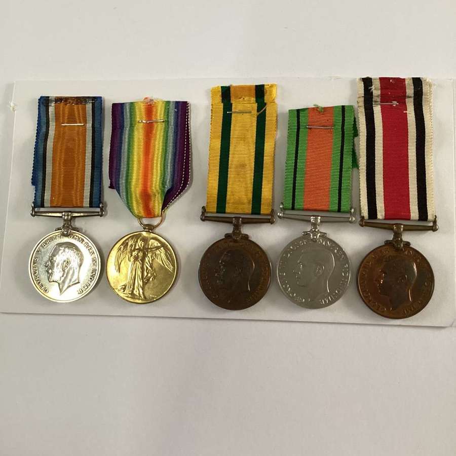 Territorial Force War Medal Groip Officer Hampshire Regiment