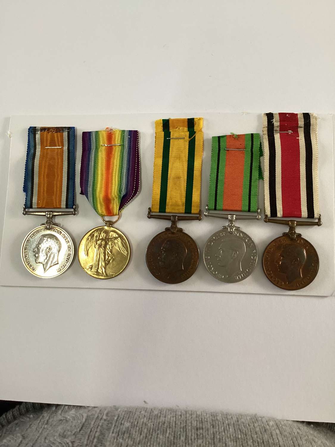 Territorial Force War Medal Groip Officer Hampshire Regiment
