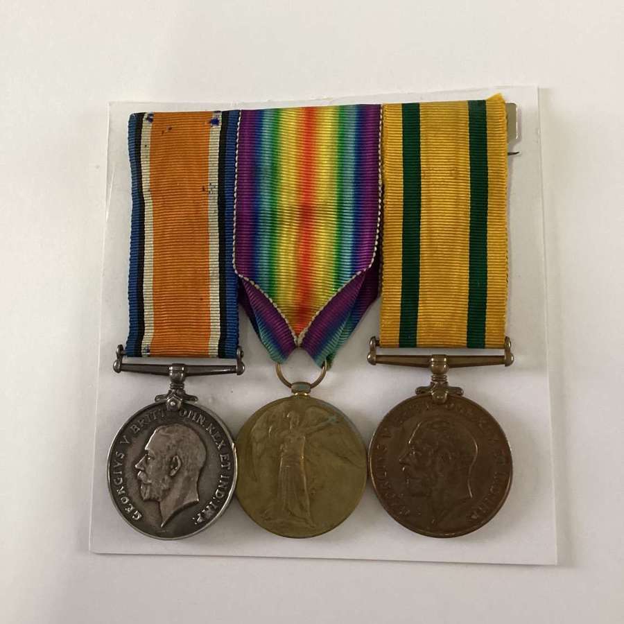 Territorial Force War Medal Groip Captain West Riding Regiment