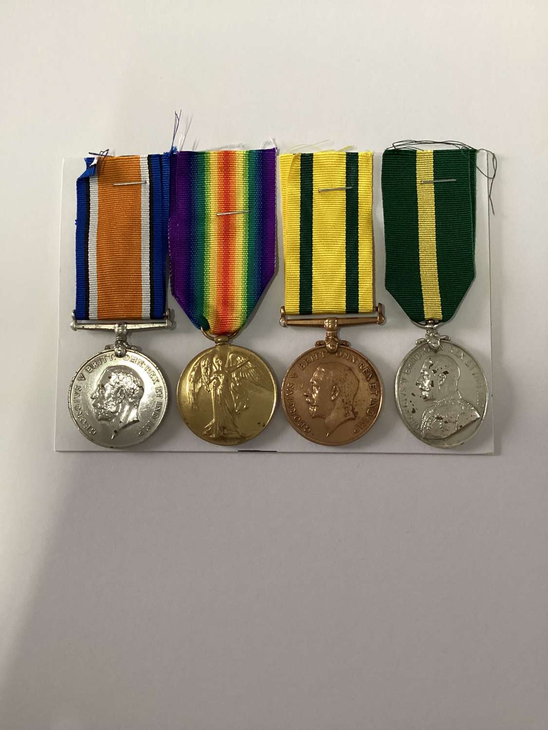 Territorial Force War Medal Groip Army Service Corp