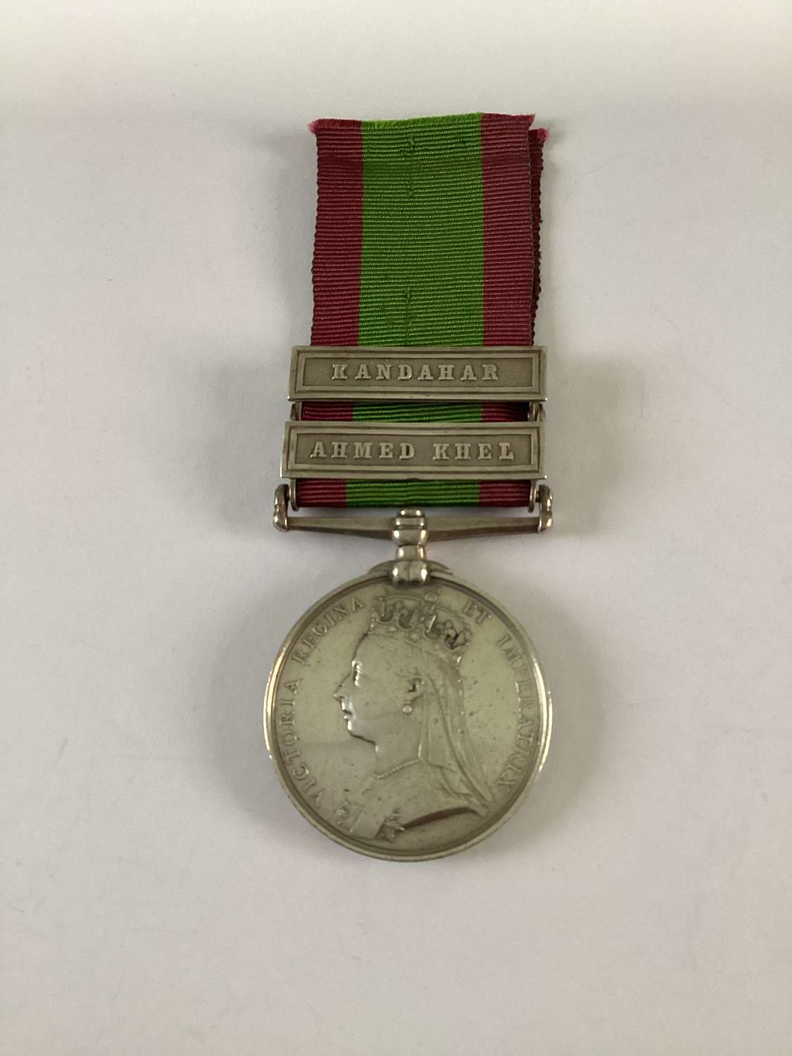 Afghanistan Medal 1881 with bars Ahmed Khel, and Kandahar