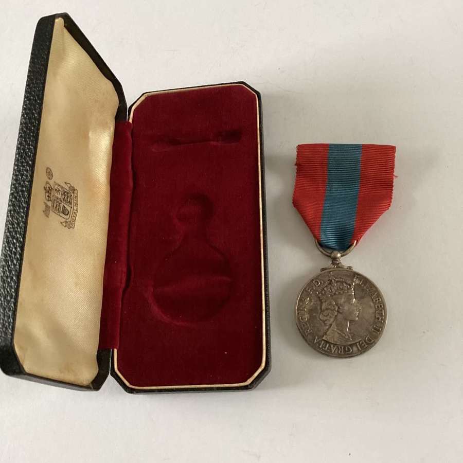 Imperial Service Medal Q.E.11 Charles James Samual