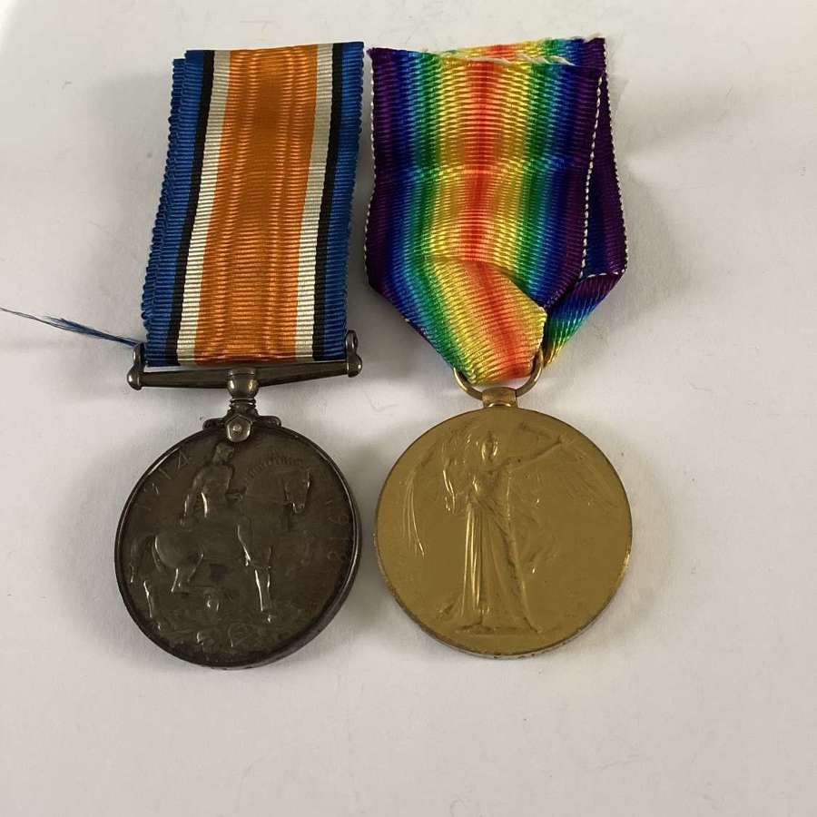 Brirtish War & Victory Medals 40473  1AM F. Atack Royal Air Force