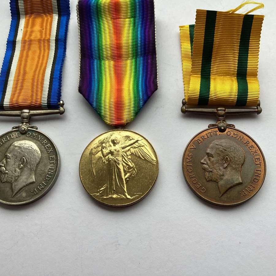 Territorial Force War Medal Group. Officer Hampshire Yeomanry