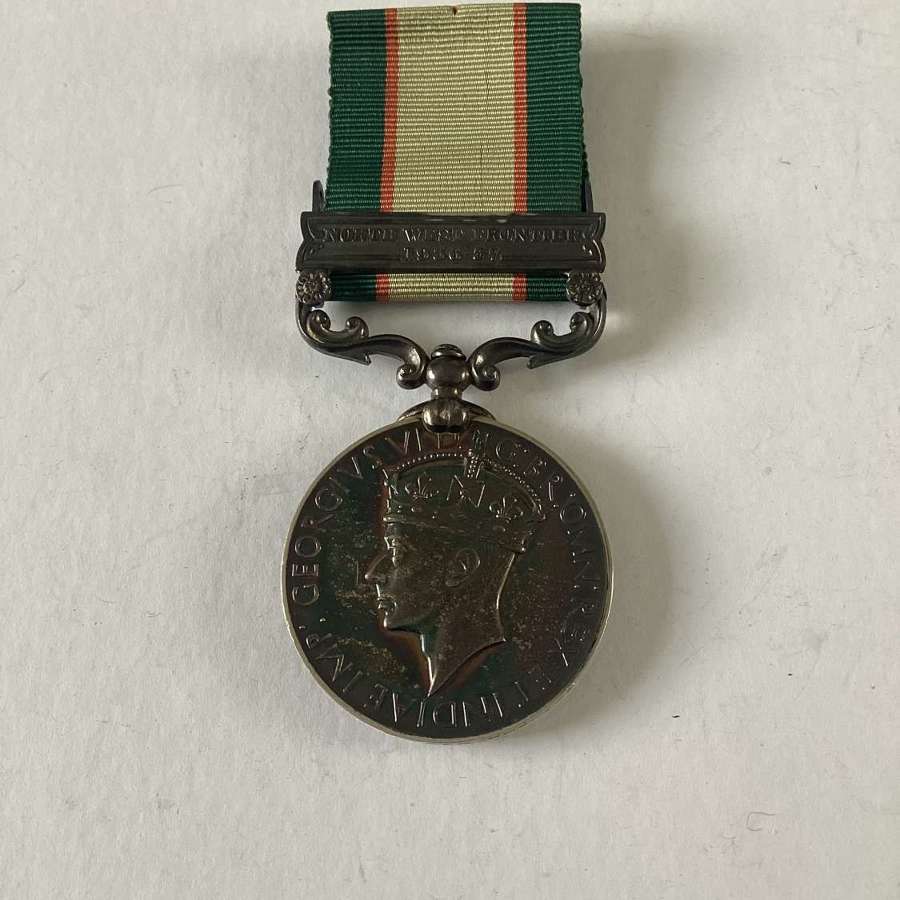 India General Service 1936-39, 1 clasp, North West Frontier 1936-37