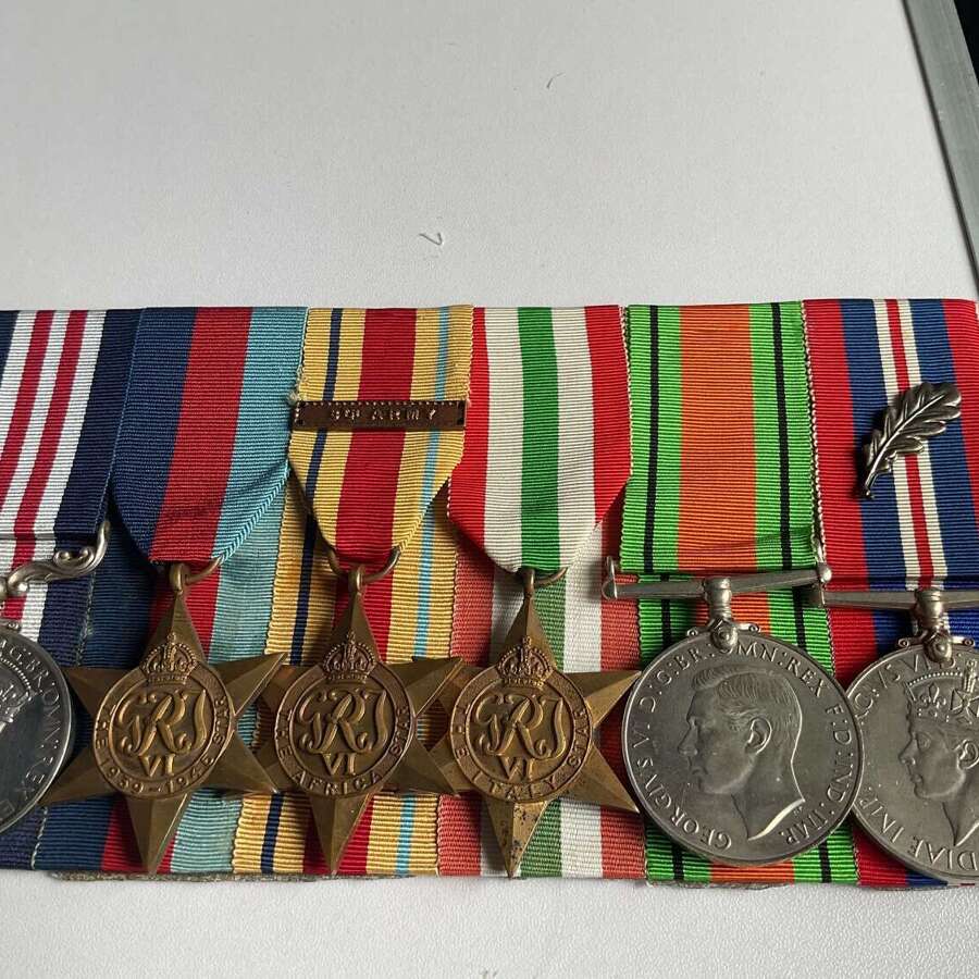 1943 Immediate Middle East Military Medal Group
