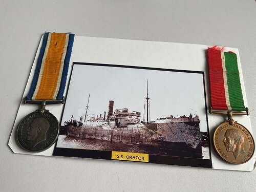 Mercantile Marine Pair & Plaque