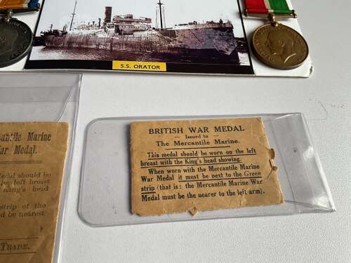 Mercantile Marine Pair & Plaque