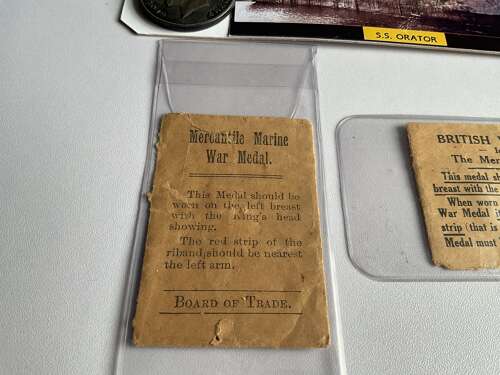 Mercantile Marine Pair & Plaque