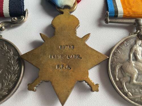 Military Medal & 1915 Trio Royal Artillery
