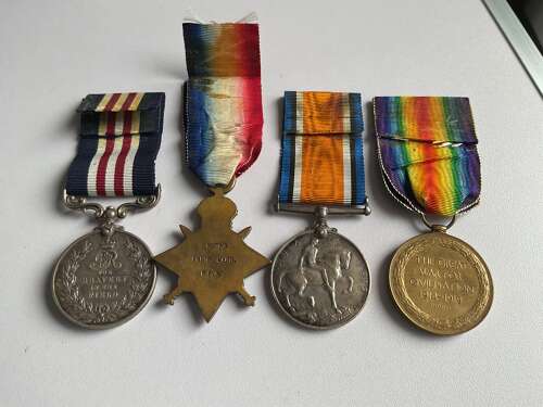 Military Medal & 1915 Trio Royal Artillery